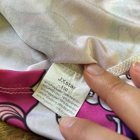 5 for $20 Oxstar 6-7Y Pink Long Sleeve Unicorn Dri-Fit Style Tee - Picture 6 of 9